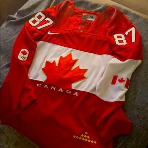 Team Canada Olympic IIHF Sidney Crosby Jersey